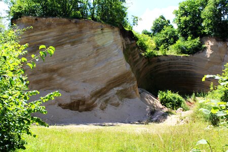 Nature stratum color sand