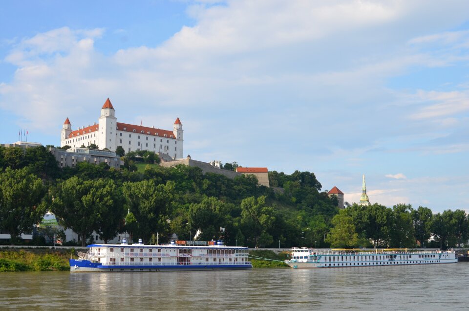 Castle donau the danube