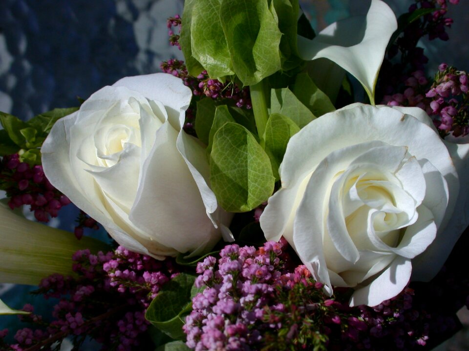 White decoration bouquet