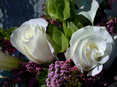 White decoration bouquet photo