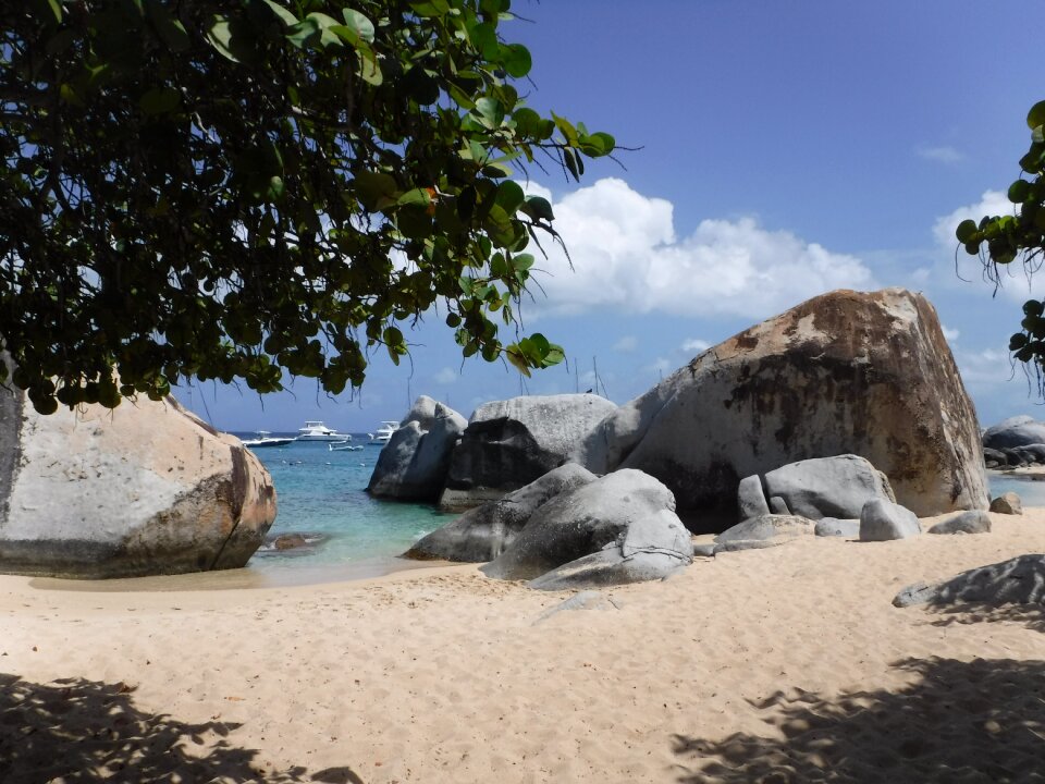 Scenic british virgin islands volcanic archipelago