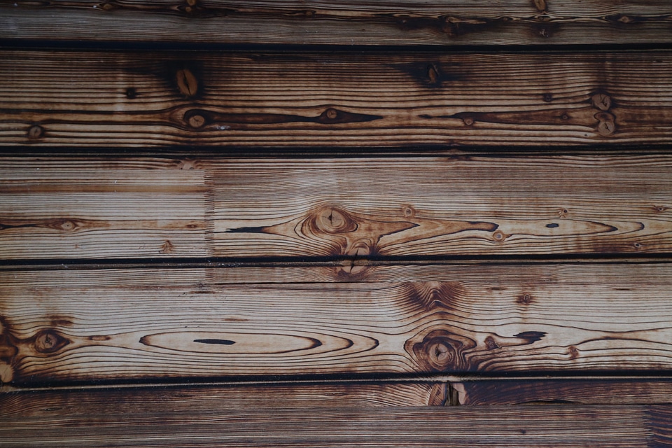 Wall nailed construction fence photo