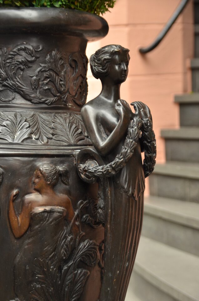 Woman brass art