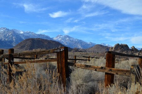 Mountains nature blue lonely