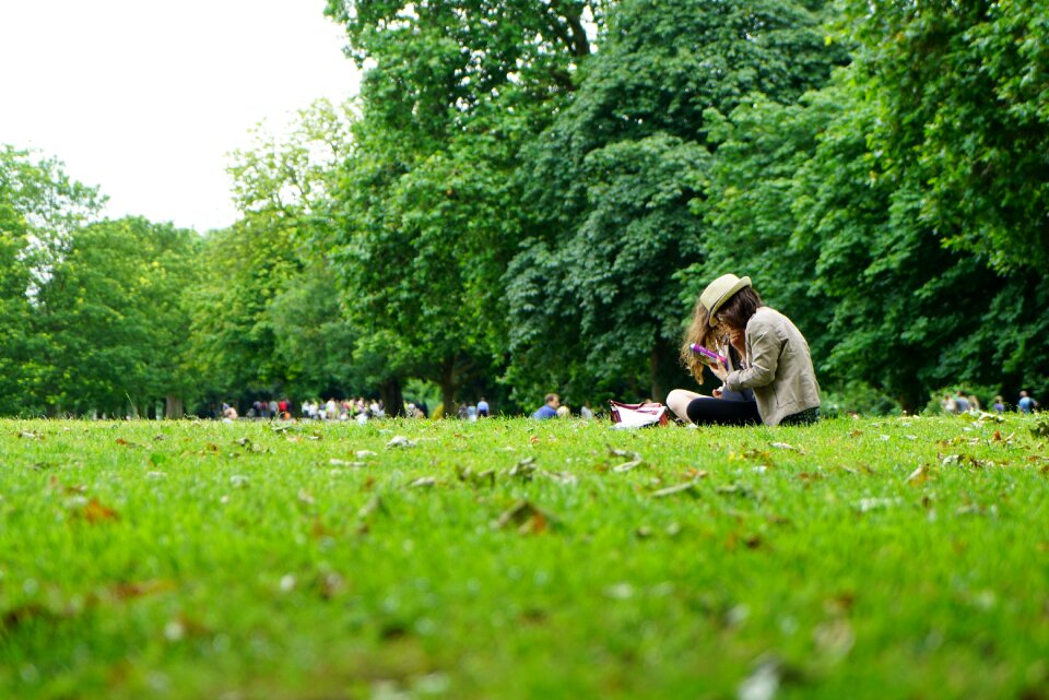 Summer nature woman
