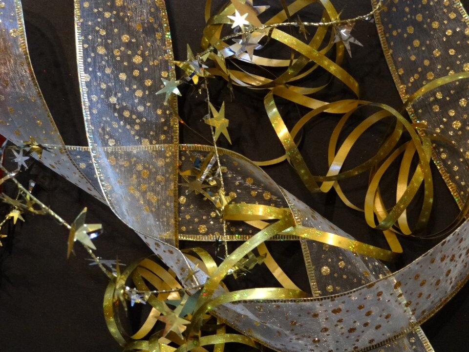 Celebrate decorations golden