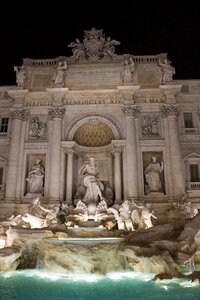 Trevi night lit up photo