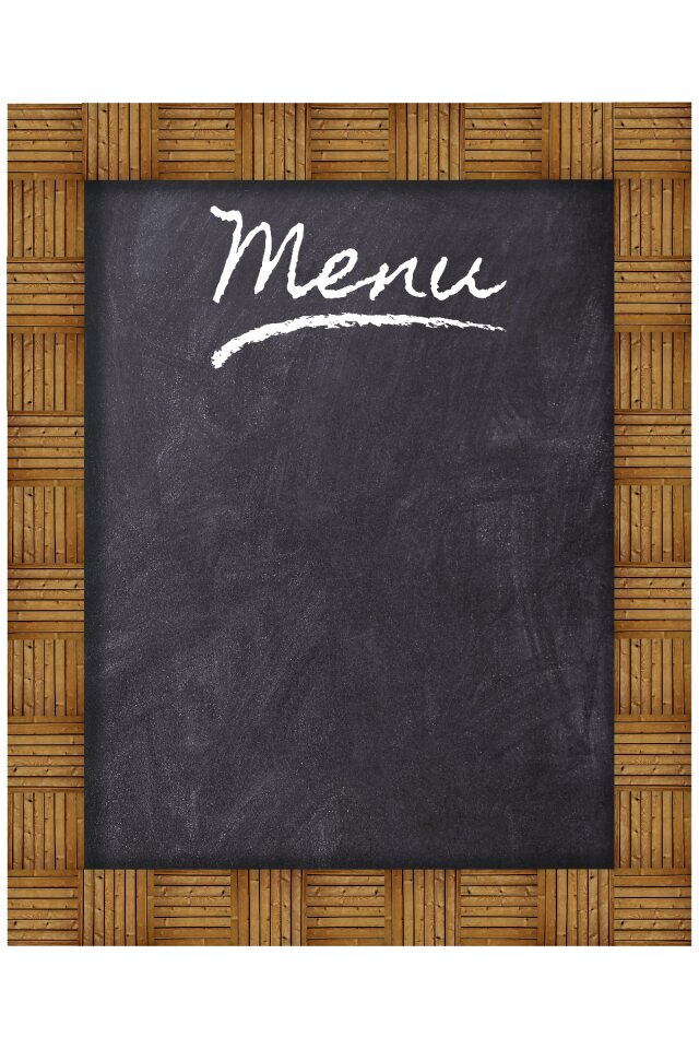 Menu restaurant eat