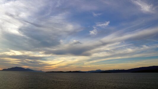 Alaska summer clouds