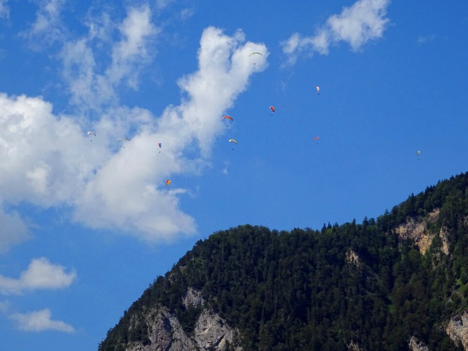 Mountain summer interlaken photo