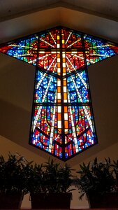 Christian colorful window