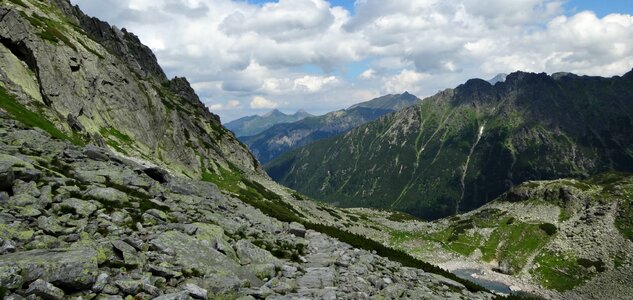 Mountains the high tatras landscape