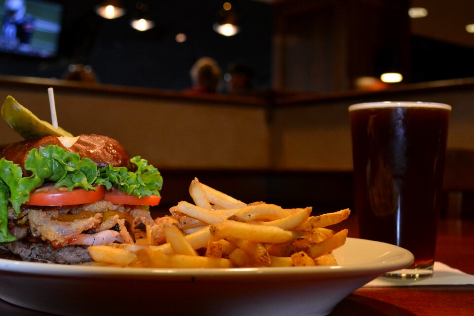 Fries alcohol dinner