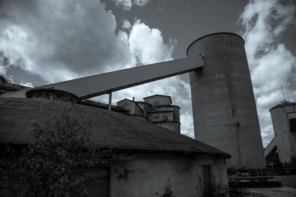 Abandoned building factory