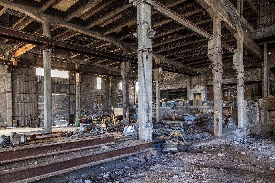 Ruin building abandoned