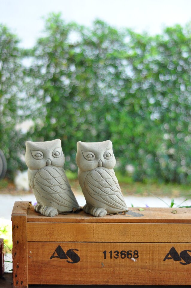 Twin wood box couple