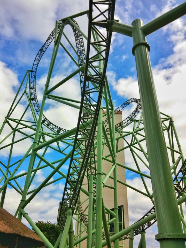 Hansa country theme park roller coaster