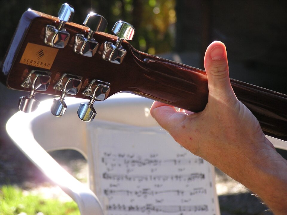 Acoustic guitar music musician