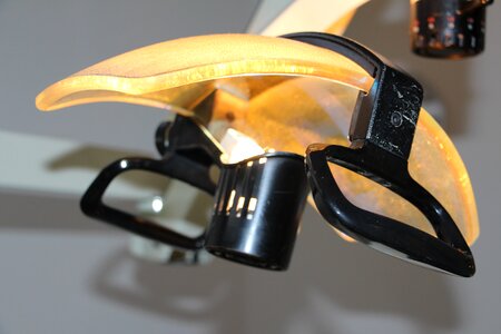 Practical lamp dentist dental instruments photo