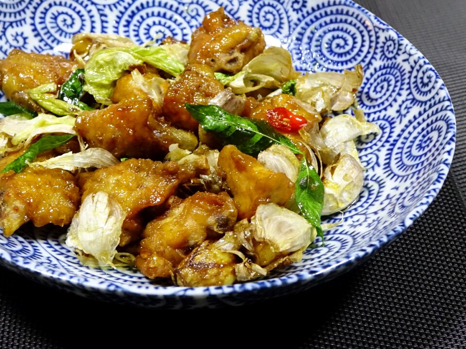 Garlic asian meat