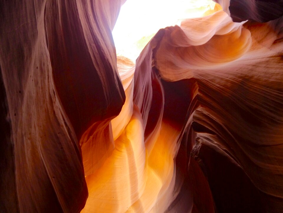 Antelope canyon cave natural