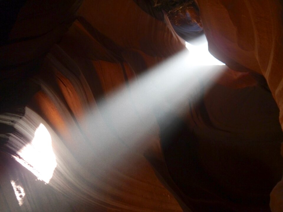 Antelope canyon cave natural photo