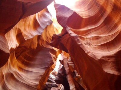 Natural cave antelope canyon photo