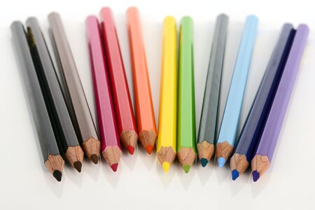 Pens crayons color photo