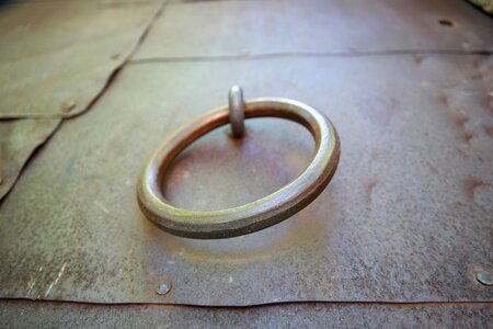 Doorknocker handle steel door
