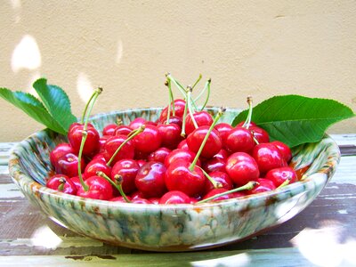 Cherry ripe fruit red