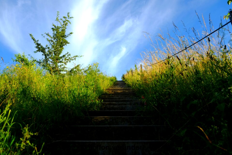 Upward staircase upgrade photo