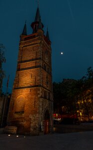 Kortrijk belgium kortrijk tower night
