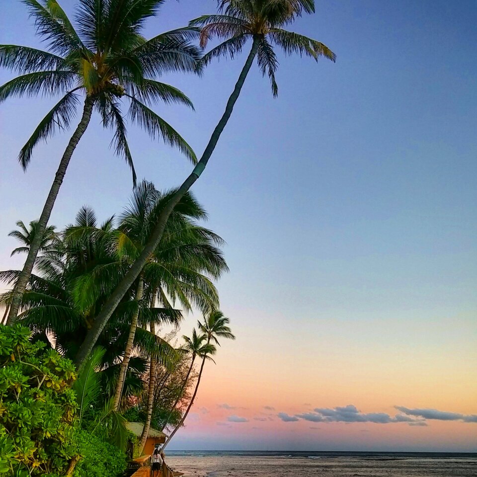 Dusk vacation resort