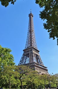 Eiffel tower sculpture landmark photo