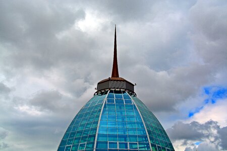 Domed roof metal glass photo