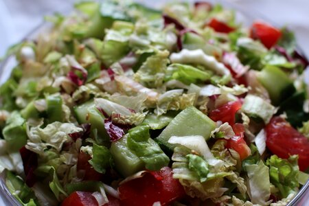 Salad plate fresh vitamins