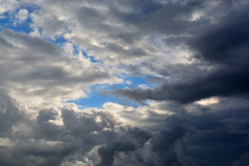 Sky blue atmosphere