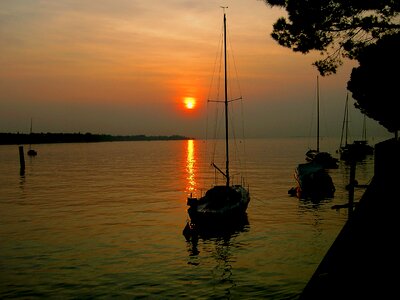 Lake abendstimmung sun