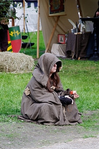 Middle ages person rags
