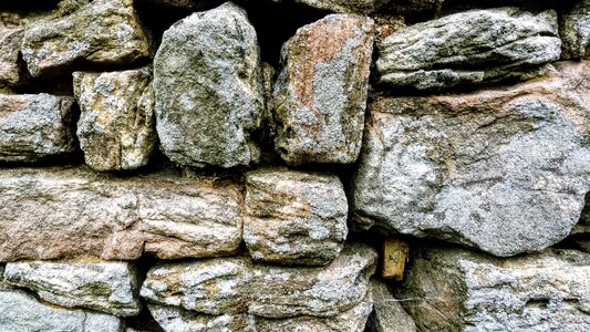 Vineyard retaining wall stones photo