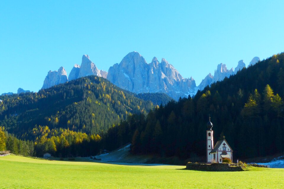 Dolomites autumn south tyrol