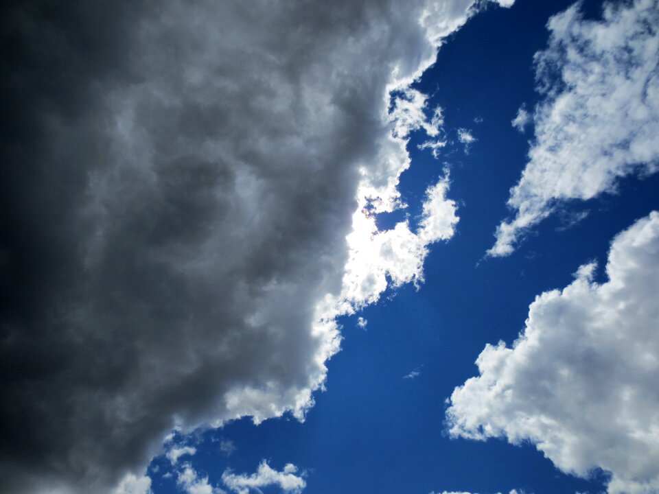 Sky clouds sun clouded