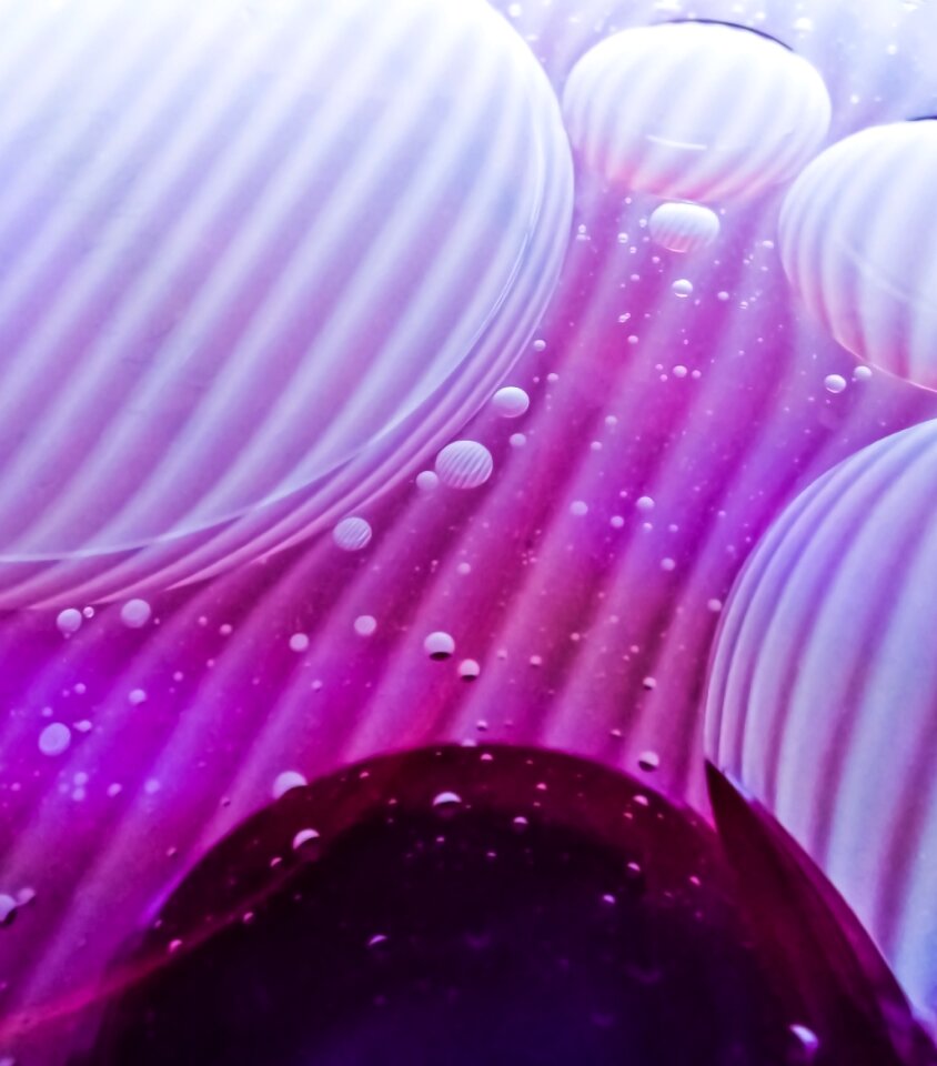 Bubbles ridges wall paper