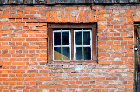 Old farmhouse facade photo