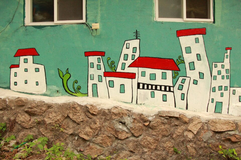 Village figure ant town