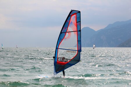 Water sports surfboard italy photo