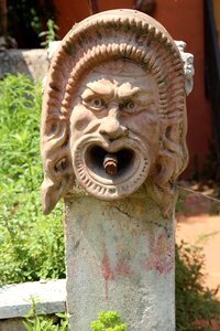 Head smoking ban sculpture