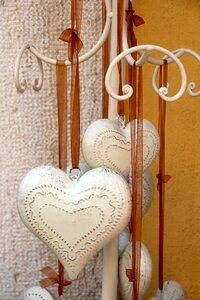 Dekoherzen white valentine's day