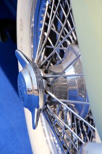 Oldtimer white band tyres automotive