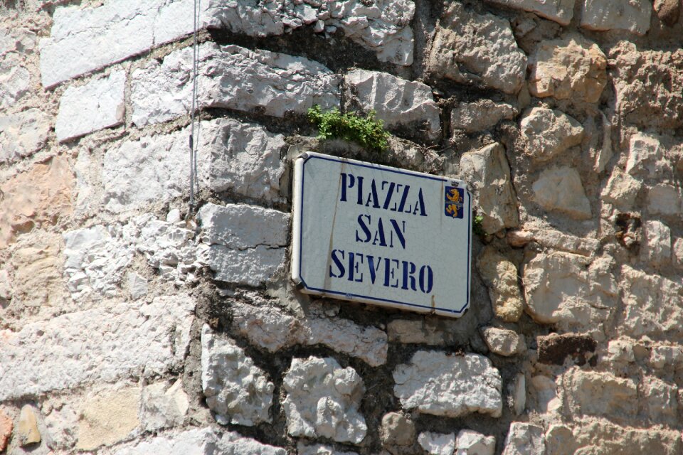 Piazza san severo italy garda